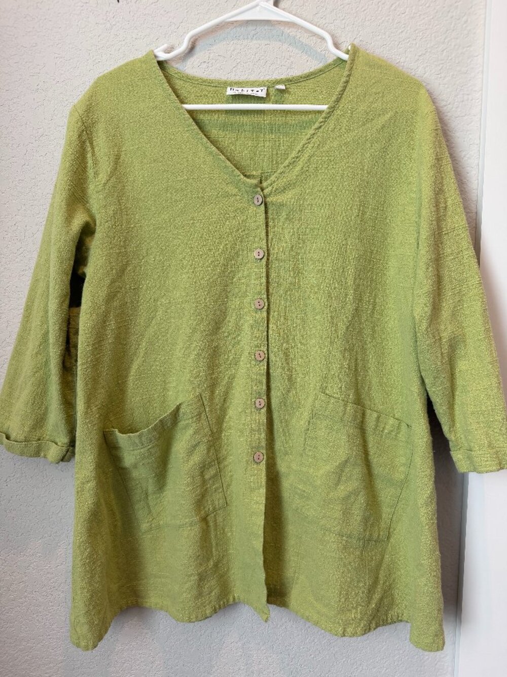 Habitat Green Tunic Top Size Large